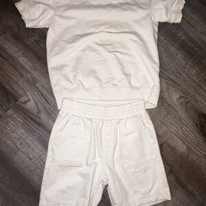 NWOT Champion Cream Short Sleeve Tee